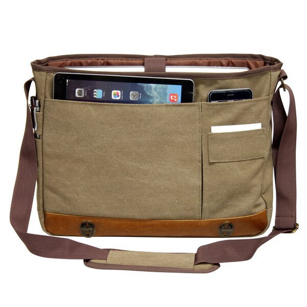 Tahoe Stonewashed Canvas Messenger Bag