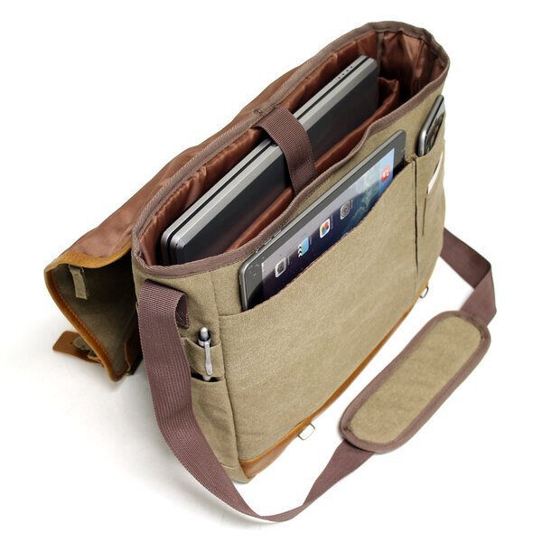 Tahoe Stonewashed Canvas Messenger Bag