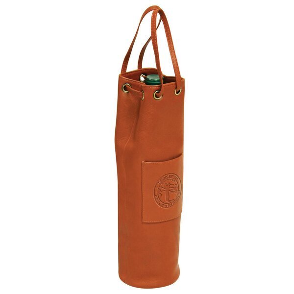 Single Bottle Leather Wine Bag