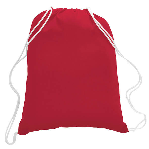 Drawstring Cotton Canvas Cinchpack, 5.5 oz.
