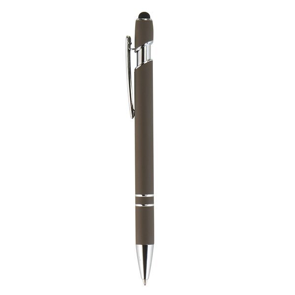 Granda Velvet-Touch Retractable Ballpoint Pen w/ Stylus