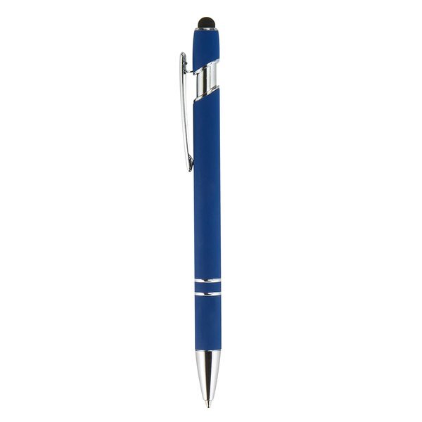 Granda Velvet-Touch Retractable Ballpoint Pen w/ Stylus
