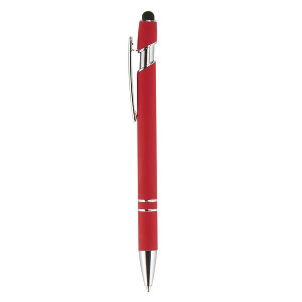 Granda Velvet-Touch Retractable Ballpoint Pen w/ Stylus