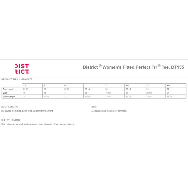 District® Perfect Tri® Ladies' Fitted Triblend Tee