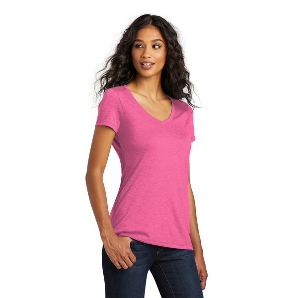 District® Perfect Tri® Ladies' Triblend V-Neck Tee