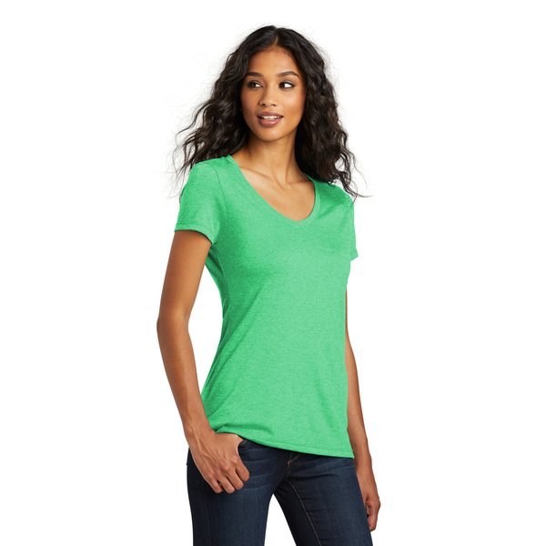 District® Perfect Tri® Ladies' Triblend V-Neck Tee
