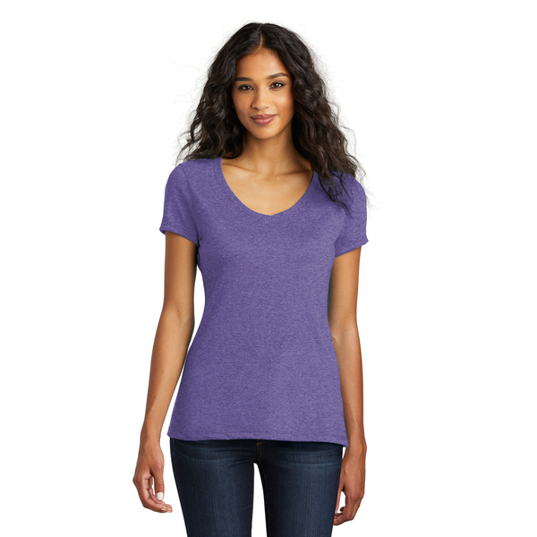 District® Perfect Tri® Ladies' Triblend V-Neck Tee
