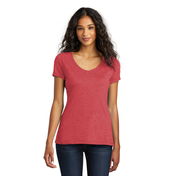 District® Perfect Tri® Ladies' Triblend V-Neck Tee