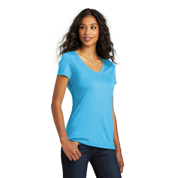 District® Perfect Tri® Ladies' Triblend V-Neck Tee
