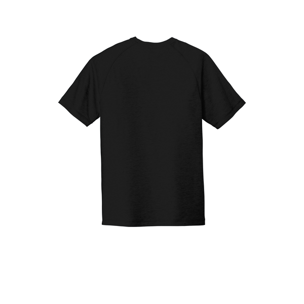 SportTek® PosiCharge® Men's Triblend Wicking Raglan Tee