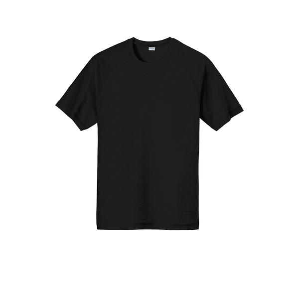 SportTek® PosiCharge® Men's Triblend Wicking Raglan Tee