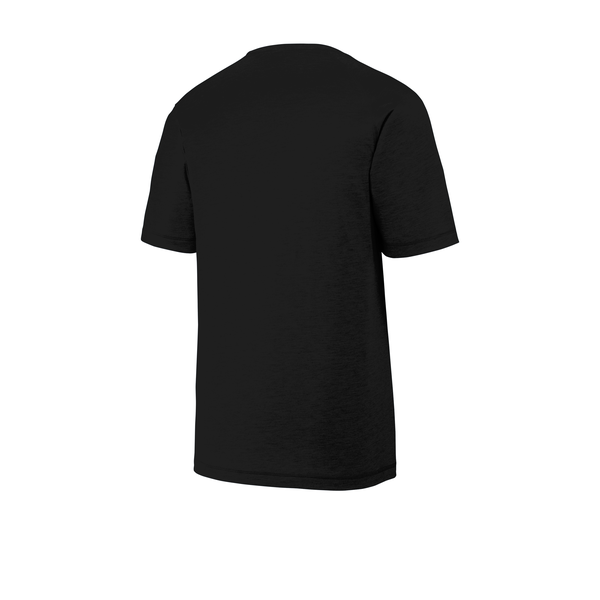SportTek® PosiCharge® Men's Triblend Wicking Raglan Tee