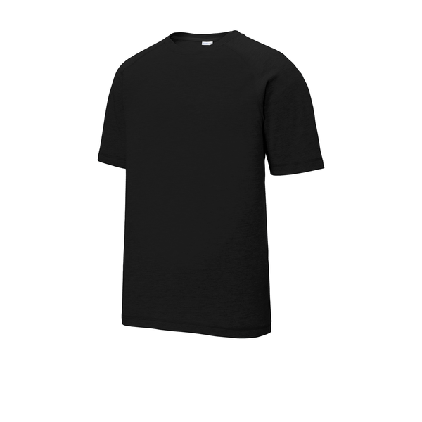 SportTek® PosiCharge® Men's Triblend Wicking Raglan Tee