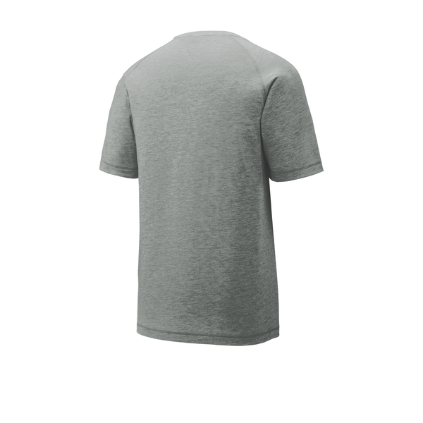 SportTek® PosiCharge® Men's Triblend Wicking Raglan Tee