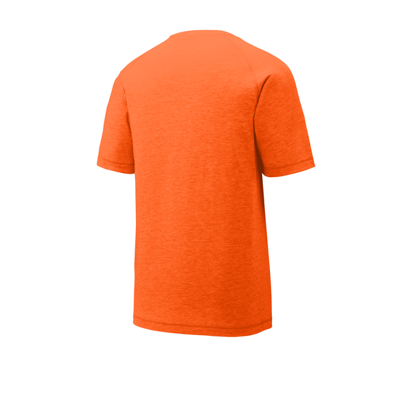 SportTek® PosiCharge® Men's Triblend Wicking Raglan Tee