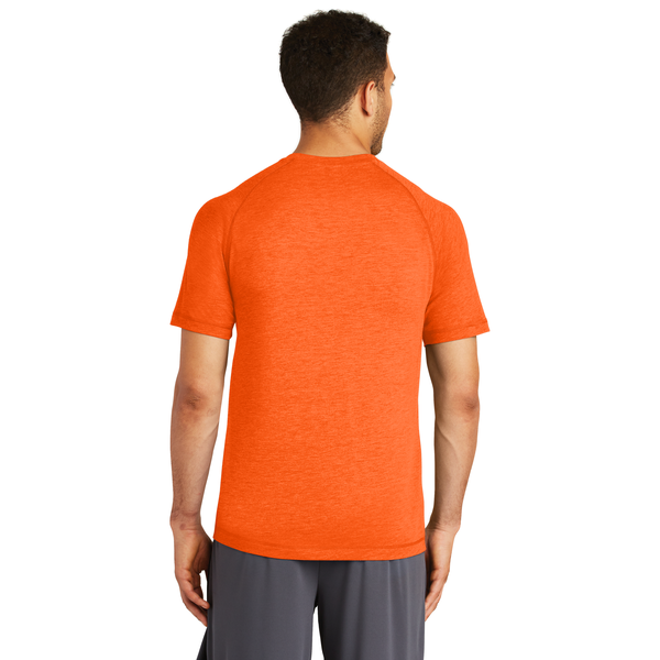 SportTek® PosiCharge® Men's Triblend Wicking Raglan Tee