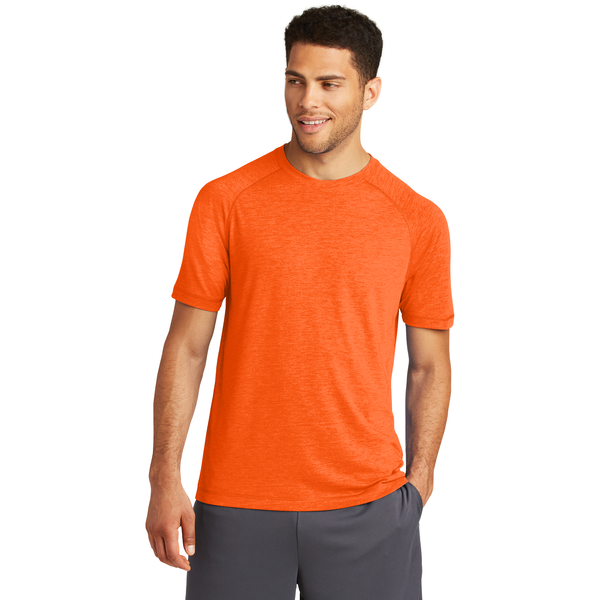 SportTek® PosiCharge® Men's Triblend Wicking Raglan Tee