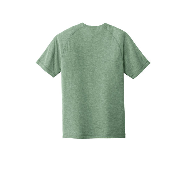 SportTek® PosiCharge® Men's Triblend Wicking Raglan Tee