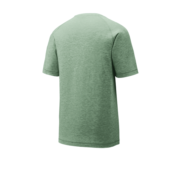 SportTek® PosiCharge® Men's Triblend Wicking Raglan Tee