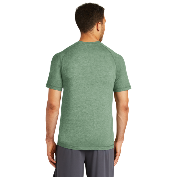 SportTek® PosiCharge® Men's Triblend Wicking Raglan Tee