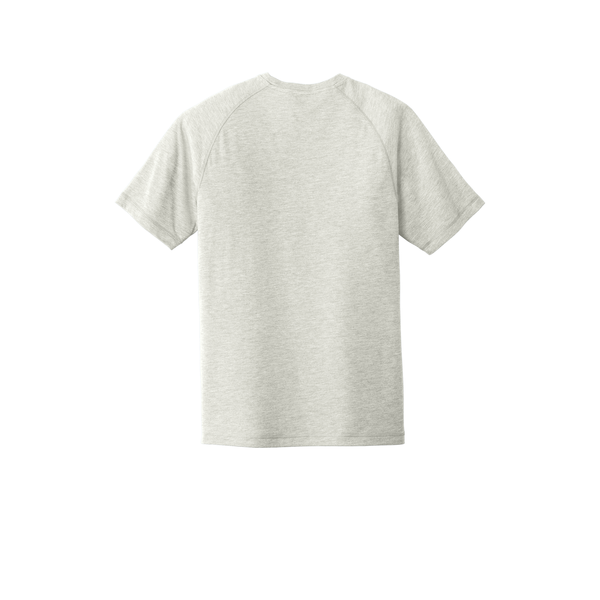 SportTek® PosiCharge® Men's Triblend Wicking Raglan Tee