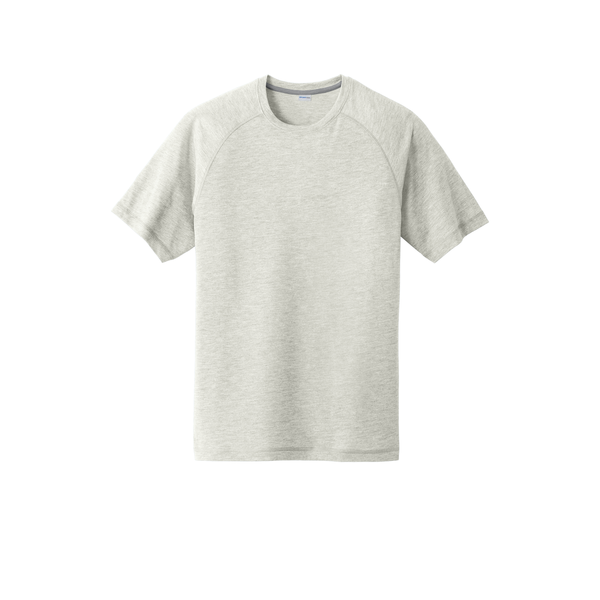 SportTek® PosiCharge® Men's Triblend Wicking Raglan Tee