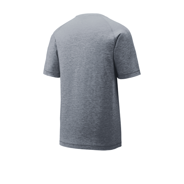 SportTek® PosiCharge® Men's Triblend Wicking Raglan Tee
