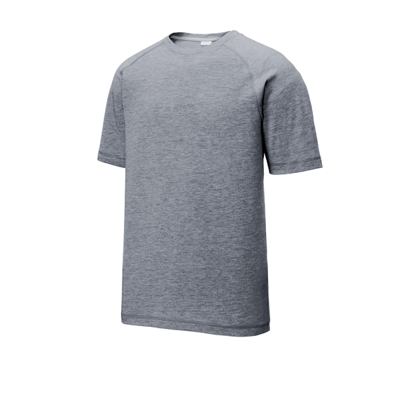 SportTek® PosiCharge® Men's Triblend Wicking Raglan Tee