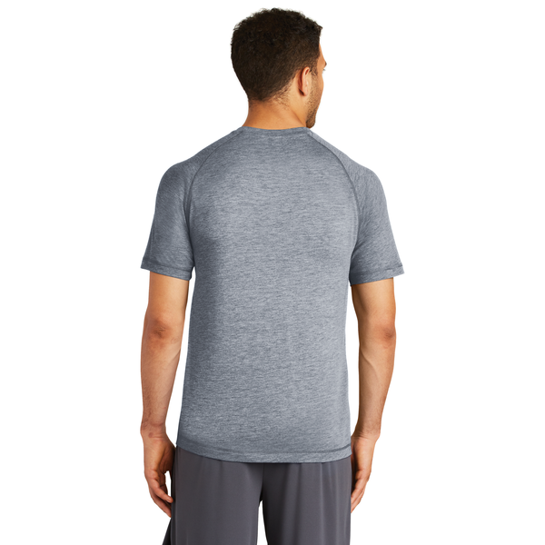 SportTek® PosiCharge® Men's Triblend Wicking Raglan Tee