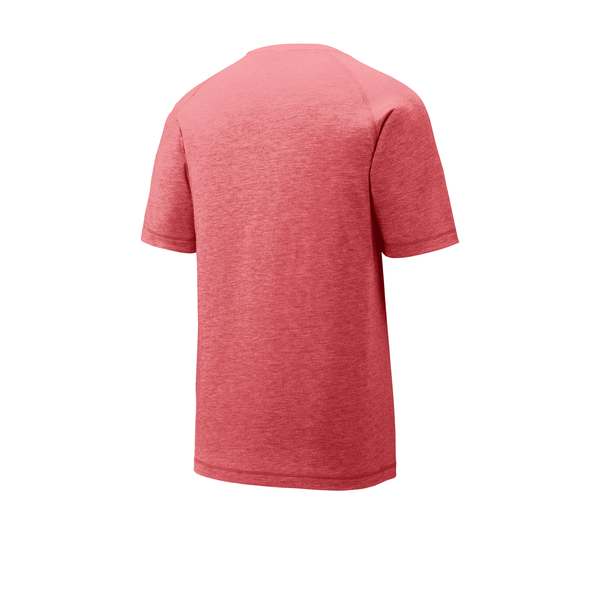 SportTek® PosiCharge® Men's Triblend Wicking Raglan Tee