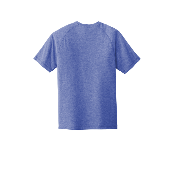 SportTek® PosiCharge® Men's Triblend Wicking Raglan Tee
