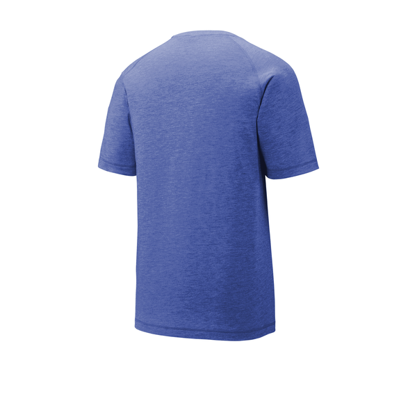 SportTek® PosiCharge® Men's Triblend Wicking Raglan Tee