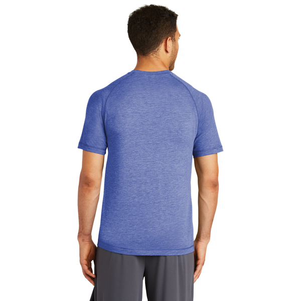 SportTek® PosiCharge® Men's Triblend Wicking Raglan Tee