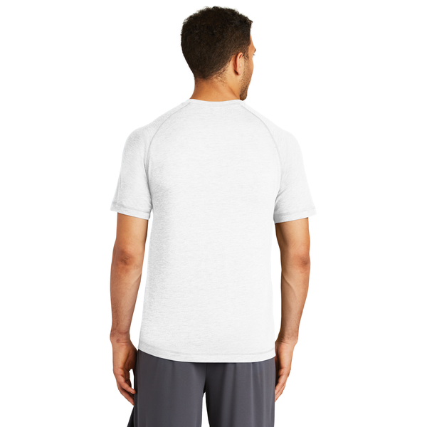 SportTek® PosiCharge® Men's Triblend Wicking Raglan Tee