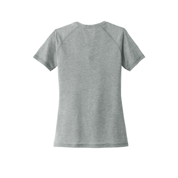 Sport-Tek® PosiCharge® Ladies' Triblend Wicking Scoop Neck Raglan Tee