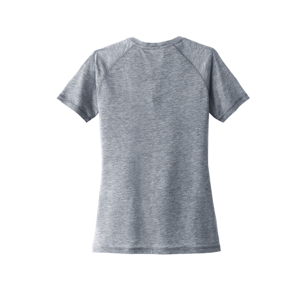 Sport-Tek® PosiCharge® Ladies' Triblend Wicking Scoop Neck Raglan Tee