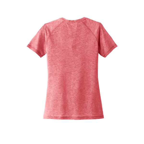 Sport-Tek® PosiCharge® Ladies' Triblend Wicking Scoop Neck Raglan Tee