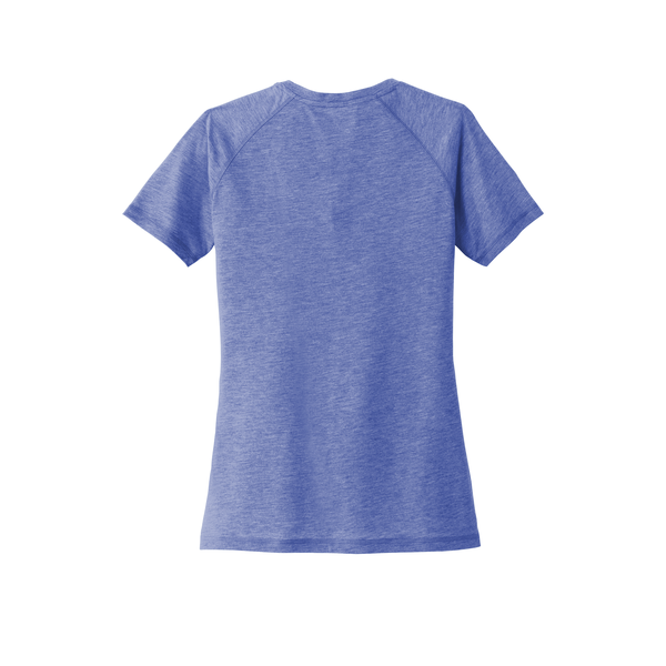 Sport-Tek® PosiCharge® Ladies' Triblend Wicking Scoop Neck Raglan Tee