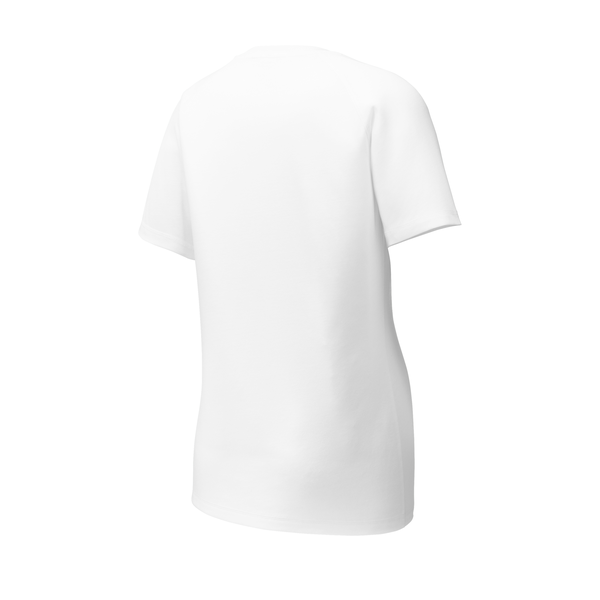 Sport-Tek® PosiCharge® Ladies' Triblend Wicking Scoop Neck Raglan Tee