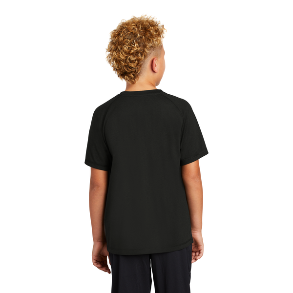 Sport-Tek ® PosiCharge ® Youth Triblend Wicking Raglan Tee