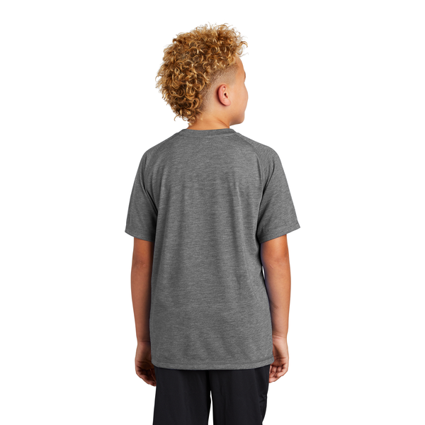 Sport-Tek ® PosiCharge ® Youth Triblend Wicking Raglan Tee