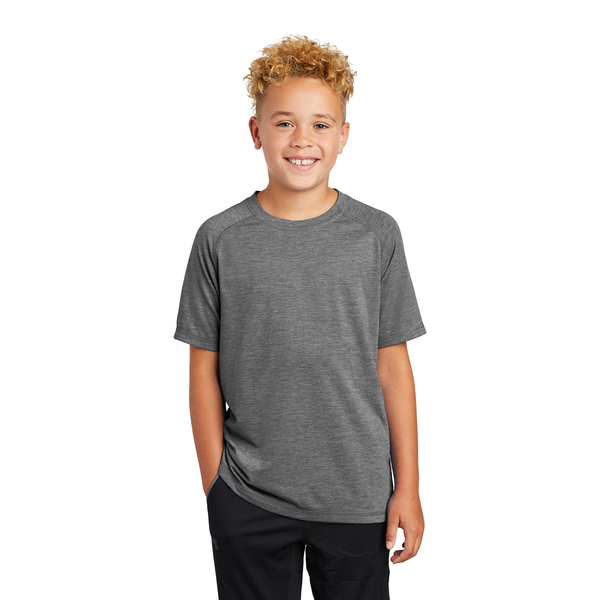 Sport-Tek ® PosiCharge ® Youth Triblend Wicking Raglan Tee