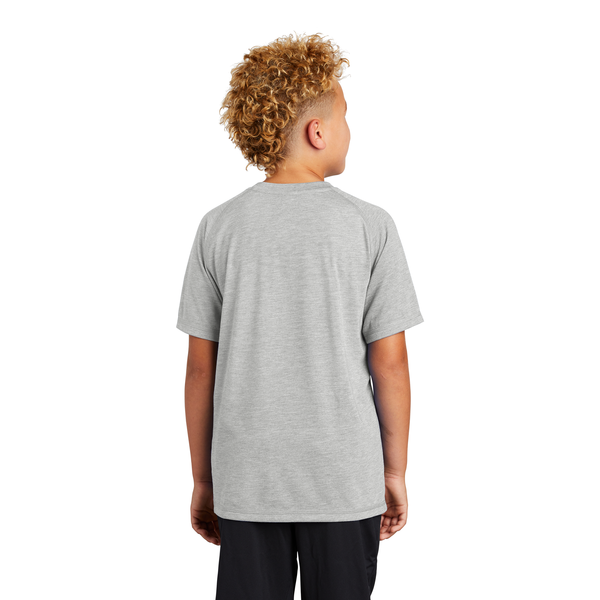 Sport-Tek ® PosiCharge ® Youth Triblend Wicking Raglan Tee