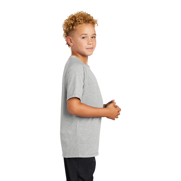 Sport-Tek ® PosiCharge ® Youth Triblend Wicking Raglan Tee