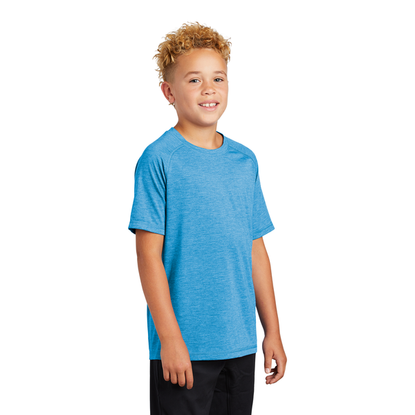 Sport-Tek ® PosiCharge ® Youth Triblend Wicking Raglan Tee
