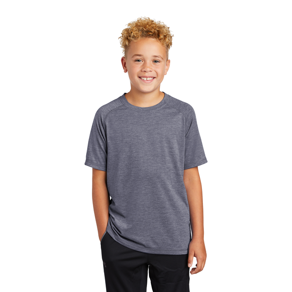 Sport-Tek ® PosiCharge ® Youth Triblend Wicking Raglan Tee