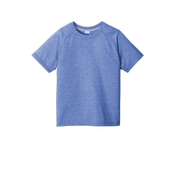 Sport-Tek ® PosiCharge ® Youth Triblend Wicking Raglan Tee