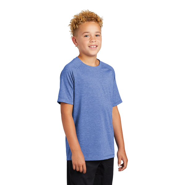 Sport-Tek ® PosiCharge ® Youth Triblend Wicking Raglan Tee