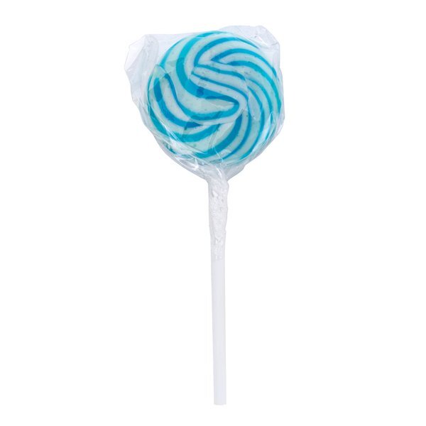Swirl Lollipop w/ Round Label