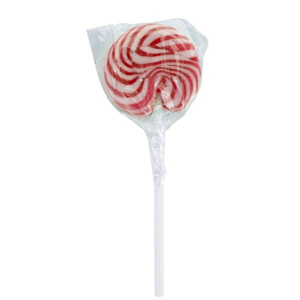 Swirl Lollipop w/ Round Label